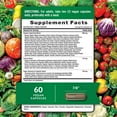 thumbnail image 2 of Super Fruits and Veggies | 60 Vegan Capsules | Vitalizing Antioxidant Superfood | by Nature's Truth, 2 of 7