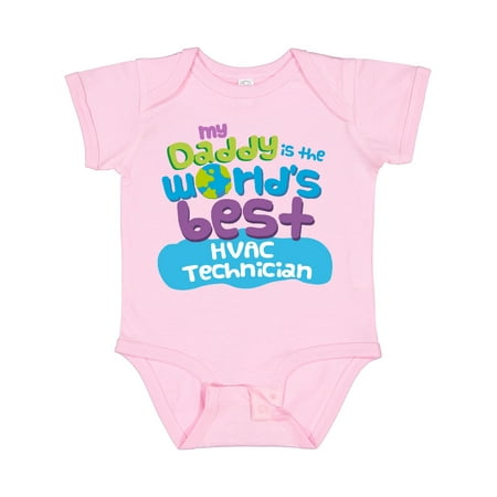 

Inktastic World’s Best HVAC Technician Daddy Gift Baby Boy or Baby Girl Bodysuit