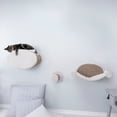 thumbnail image 2 of TRIXIE Liam Multi-Level Wall Mounted Cat Perch-Lounge Set, Brown, 2 of 6