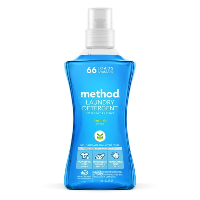 Detergente para ropa Method Liquid Fresh Air 1.58 L 66 cargas