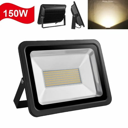 - 100W 150W 200W LED Flood Light Waterproof IP65 Outdoor Lighting Warm White Lamp