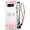 White, variant on Ringke Slim (Cherry Blossom) Case Compatible with Samsung Galaxy Note 8, Solid Sakura Petal Fashionable Design Cover with Wrist Strap - White