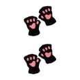 thumbnail image 2 of kurtrusly Restez Élégant avec des Gants Mignons Sans Doigts Cadeaux Réfléchis Gants Demi-Doigts Noir 2Ensemble, 2 of 6
