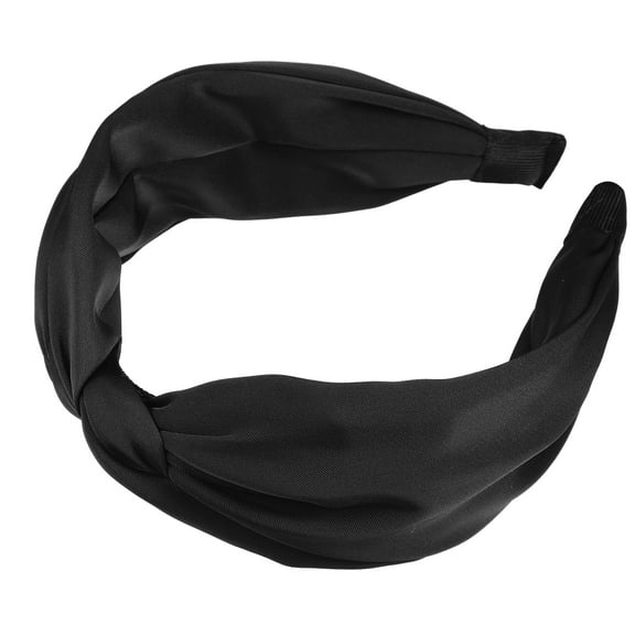Vocoste Satin Twist Headband Hairband for Women Black 1.97 Inch Wide 1 Pcs