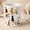 Black, variant on Abstract Cat Mug 2D Flat Mug Artsy Cat Lover Gift for Coffee, Tea, Birthday or Everyday Sips