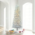 thumbnail image 2 of Vickerman 9.5' White Salem Pencil Pine Artificial Christmas Tree, 550 Warm White LED Lights, 2 of 7