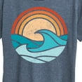thumbnail image 3 of Instant Message - Wave Scene - Women's Short Sleeve Graphic T-Shirt, 3 of 6