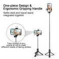 thumbnail image 2 of Lighted Selfie Stick Tripod, Removable Bluetooth Remote, Lightweight, Portable, 2 of 6
