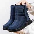 thumbnail image 4 of Ablanczoom Snow Boots for Womens: Warm Fur No-slip Winter Woman Ankle Booties, 4 of 6