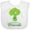 AA-White, variant on Inktastic Believe in Broccoli Boys or Girls Baby Bib