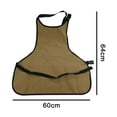 thumbnail image 2 of Pockets for Tools, Adjustable Straps for Gardening, Woodworking & Lawn Care Multipurpose Garden Apron, 2 of 5