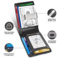 thumbnail image 4 of NPET Slim Minimalist Wallet for Men Leather RFID Blocking Bifold Credit Card Wallet with Money Clip for Men with Gift Box, 4 of 7