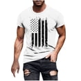 thumbnail image 2 of Jjayotai Mens 4th of July Shirts, Men's & Big Men's Graphic T-Shirt, Summer Short Sleeve Crew Neck Tops, Graphic Tees Men, 2 of 5