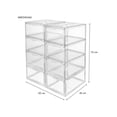 thumbnail image 2 of Zapatera Transparente Apilable AG BOX Modelo MAYA | Set de 8 Piezas | Organizador para Zapatos y Colecciones | Diseño Resistente y Visible, 2 of 4