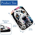 thumbnail image 4 of Spotted Dog Furry Printed Armrest Cover 12.5x8.2 Inch Soft Comfortable Car Armrest Mat Accessories, 4 of 6