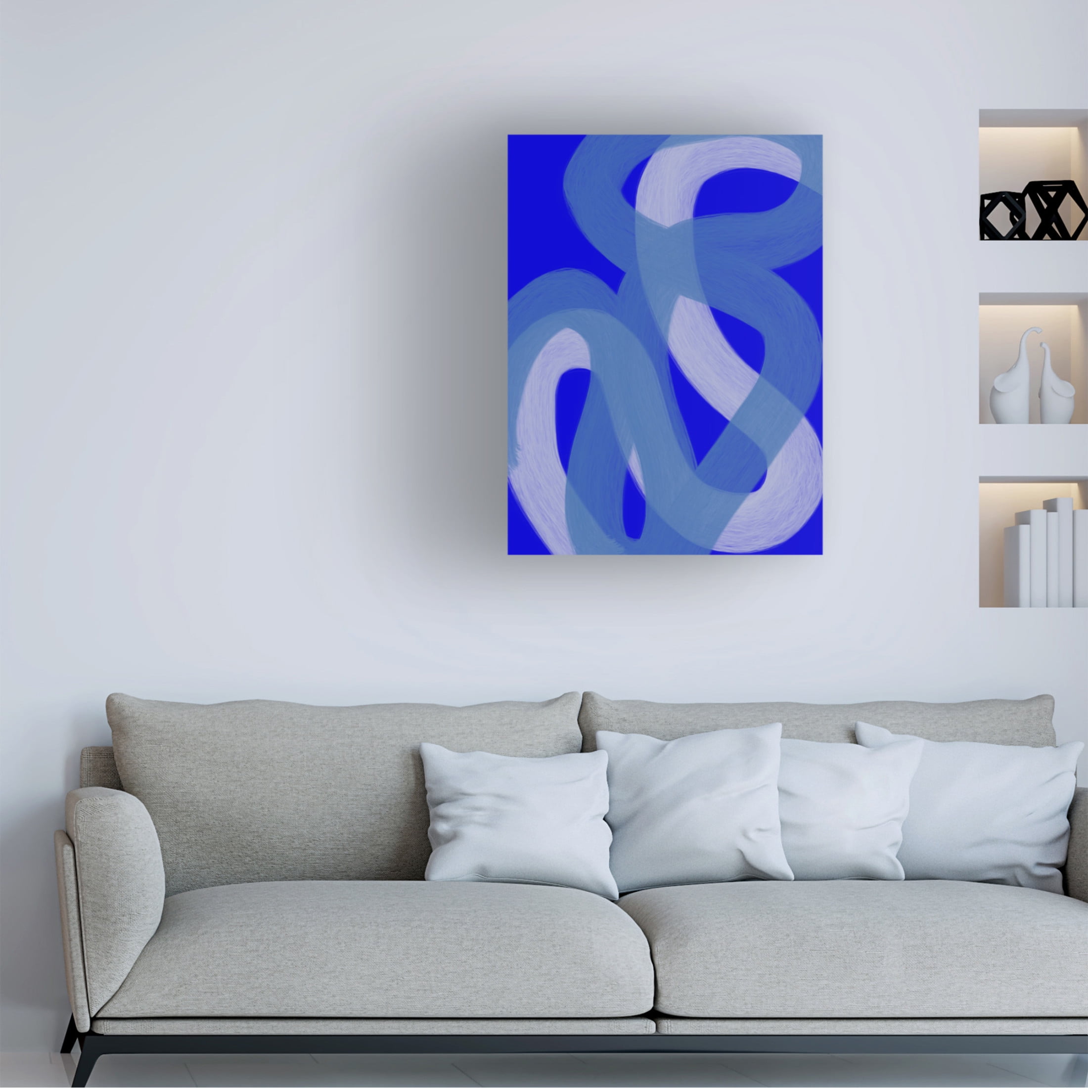 Trademark Fine Art Yopie Studio Cobalt II Canvas Wall Art