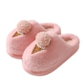thumbnail image 2 of Nuevas zapatillas de invierno de algodón con dibujos animados para mujer, zapatos peludos de interior de suela gruesa para uso doméstico, zapatos cálidos de algodón medio antideslizantes para uso exte, 2 of 5