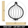 thumbnail image 2 of Vegetable Onion Plant Self-Inking Rubber Stamp Ink Stamper - Pink Ink - Mini 1/2 Inch, 2 of 7