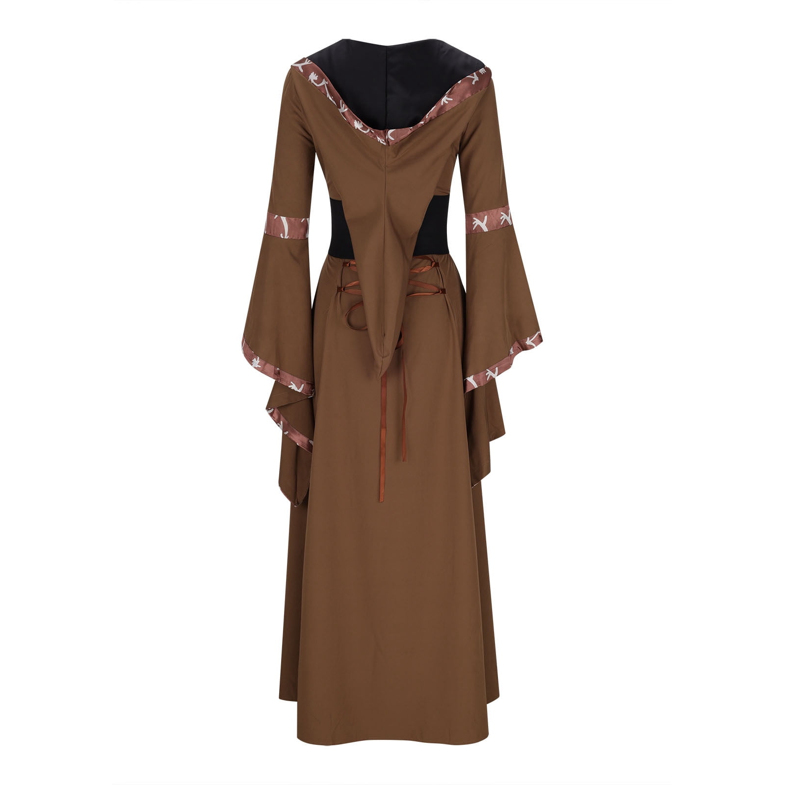 Hvot&aat Women Medieval Renaissance Dress Victorian Long Dress Costume Halloween Cosplay Retro Gowns