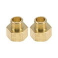 thumbnail image 1 of Conector de rosca hexagonal interno y externo de latón 1/4" Macho x 3/8" Hembra de Unique Bargains 25/32" 2 Pcs, 1 of 7