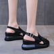 thumbnail image 5 of Amzcrzy Zapatos de mujer,Zapatos de mujer,Zapatillas de mujer, Sandalias para mujer elegantes de verano con punta abierta y plataforma de cuña retro. Sandalias Mujer Zapatillas De Casa, 5 of 6
