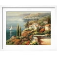 thumbnail image 2 of Art.com Mediterranean Vista Art Print by Peter Bell, White Frame Wall Art, 21" x 17", 2 of 5
