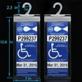 thumbnail image 2 of Brand Clearance! Handicap Placard Hanger Disabled Placard Protector Handicapped Parking Permit Placard Holder, 2 of 6