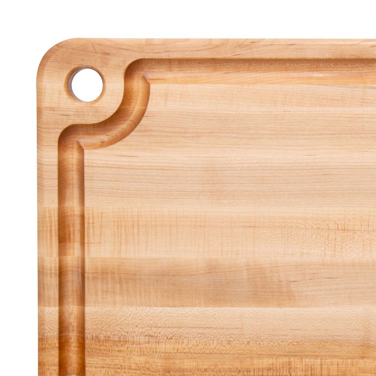 4-Cooks Series 1 Edge Grain Cutting Board John Boos Maple 8 W x 12 L