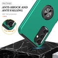 thumbnail image 4 of Galaxy A14 5G Case for Samsung Galaxy A14 5G Case  Grade Shockproof Built-in Ring Holder Kickstand Car Mount  Heavy Duty Protective Case for Galaxy A14 5G Phone Case (Dark Green), 4 of 14