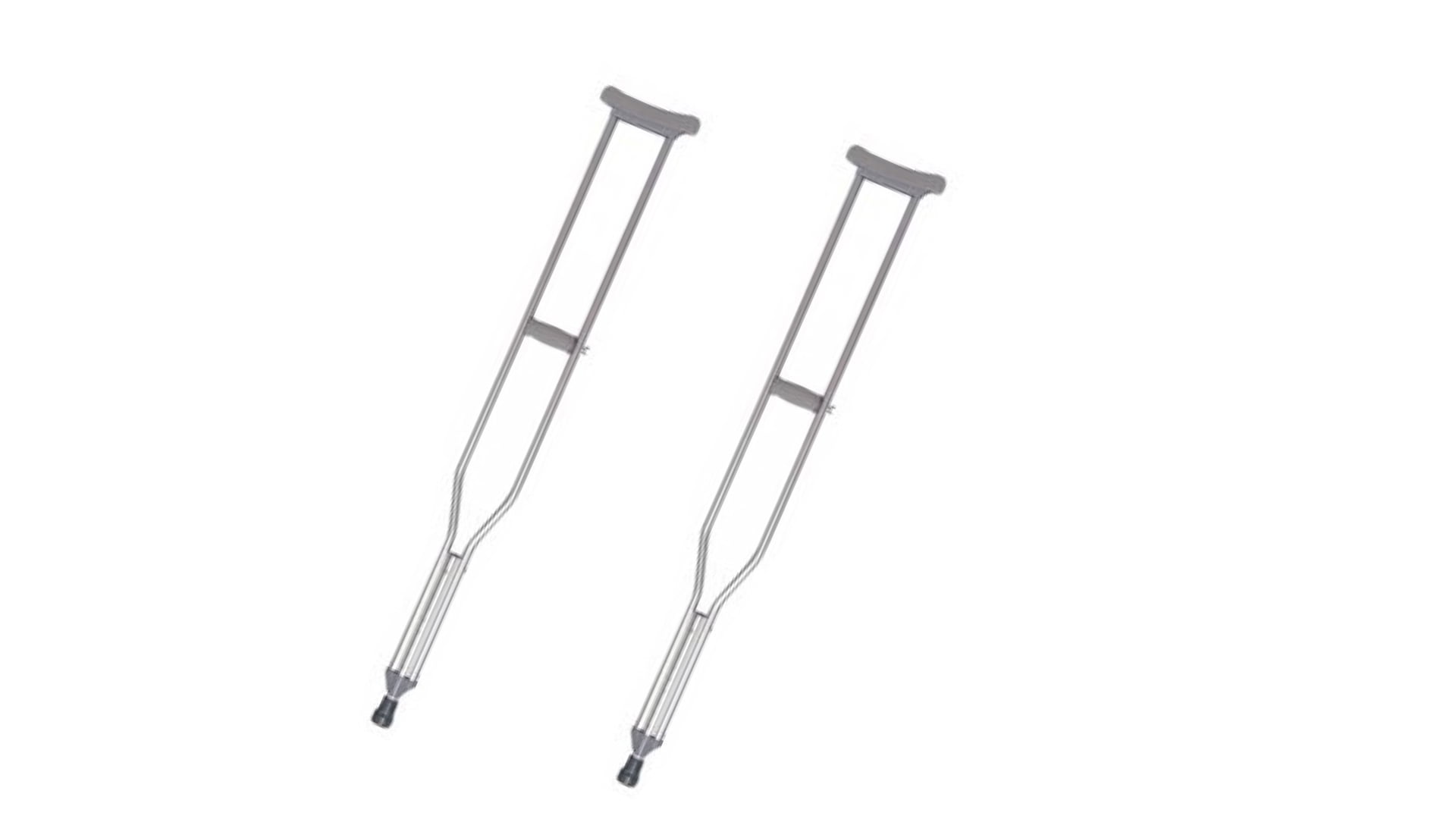 Pro Advantage Aluminum Crutches, Tall Adult 5ft 10" to 6ft 6", Crutch