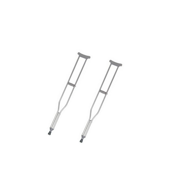 Pro Advantage Aluminum Crutches, Tall Adult 5ft 10" to 6ft 6", Crutch