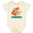 thumbnail image 3 of Inktastic Little Sister Woodland Fox Girls Girls Baby Bodysuit, 3 of 5