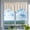 ZZ White, variant on Zhi Elegant Fringed Window Curtains Patterned Rod Panels Stylish Short Drapes Lightweight Soft for Home Living Room Bedroom Decor