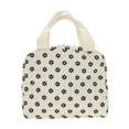 thumbnail image 4 of Unique Bargains 1 Pc Portable Thermal Lunch Bag for Work 10.24"x7.09"x8.27" Pink Beige White,Black, 4 of 5