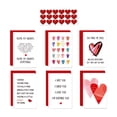 thumbnail image 2 of 12 tarjetas del día de San Valentín, tarjeta de cumpleaños de aniversario, tarjetas de notas en con corazón, tarjetas de felicitación del día, 2 of 6