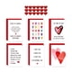 thumbnail image 2 of 12 Piezas Tarjetas del Día de San Valentín, Tarjetas de Felicitación de Amor con Corazón, Corazones Divertidos y Tarjetas de Notas en Blanco con, 2 of 7