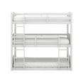 thumbnail image 2 of Living Essentials by Hillsdale Alexis Wood Arch Triple Twin Bunk Bed, White, 2 of 16