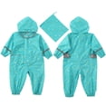 thumbnail image 2 of OGLCCG Kids Rain Suit Toddler Zipper Waterproof Hooded Rainsuit Poncho One Piece Full Body Raincoat for Girls and Boys 1-8 Years, 2 of 5