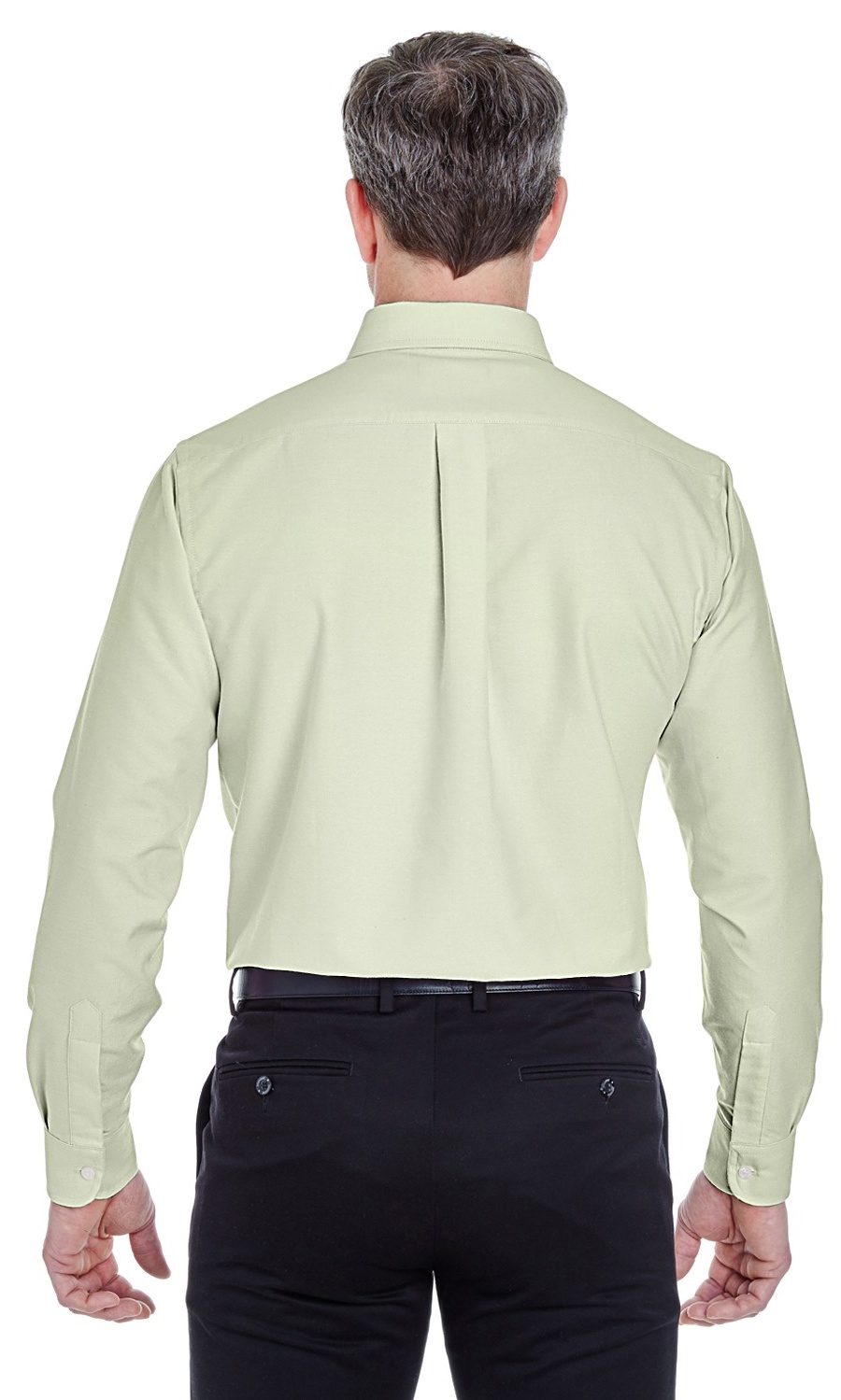 UltraClub 8970 Men's Classic Wrinkle-Resistant Long-Sleeve Oxford - image 2 of 3