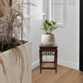 thumbnail image 4 of Phenofice Natural Wood Stool Wooden Bench Stool Brown 1Set for Decorative Display, 4 of 6