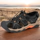 thumbnail image 1 of Sandalias de senderismo para hombre Sandalias de playa con punta cerrada Sandalias para caminar de cuero Ligeras, 1 of 9