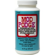 Mod Podge Dishwasher Safe Gloss Sealer, Glue and Finish, Clear, 16 fl oz