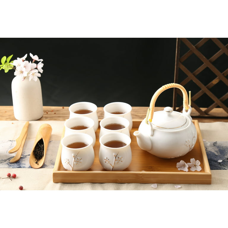 Creative Glass Porcelain Coffee Pot Set Glass Porcelain Dinner Tea Set -  China Glass Tea Pot Set and Ceramic Tea Pot Set price