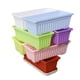 thumbnail image 3 of Xiao Hua 1 maceta para balcón, jardinera doméstica, maceta rectangular grande para verduras, jardinería creativa de resina plástica azul sin bandeja, maceta 44 * 19 * 14 cm, 3 of 4