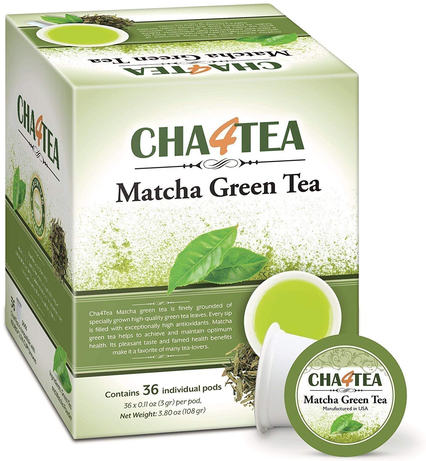 Cha4TEA 36-Count Matcha Green Tea for Keurig NEW - Walmart ...