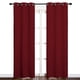 thumbnail image 2 of Cortinas NICETOWN Navideñas Burdeos Opacas 86x213cm - 2 Paneles, 2 of 8