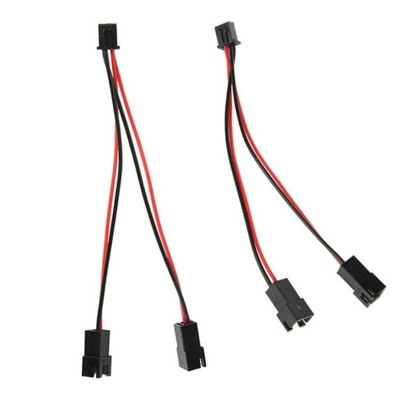 2Pcs JST XH 2.54mm 2 Pin Connectors Cable for Mini Remote Control Devices