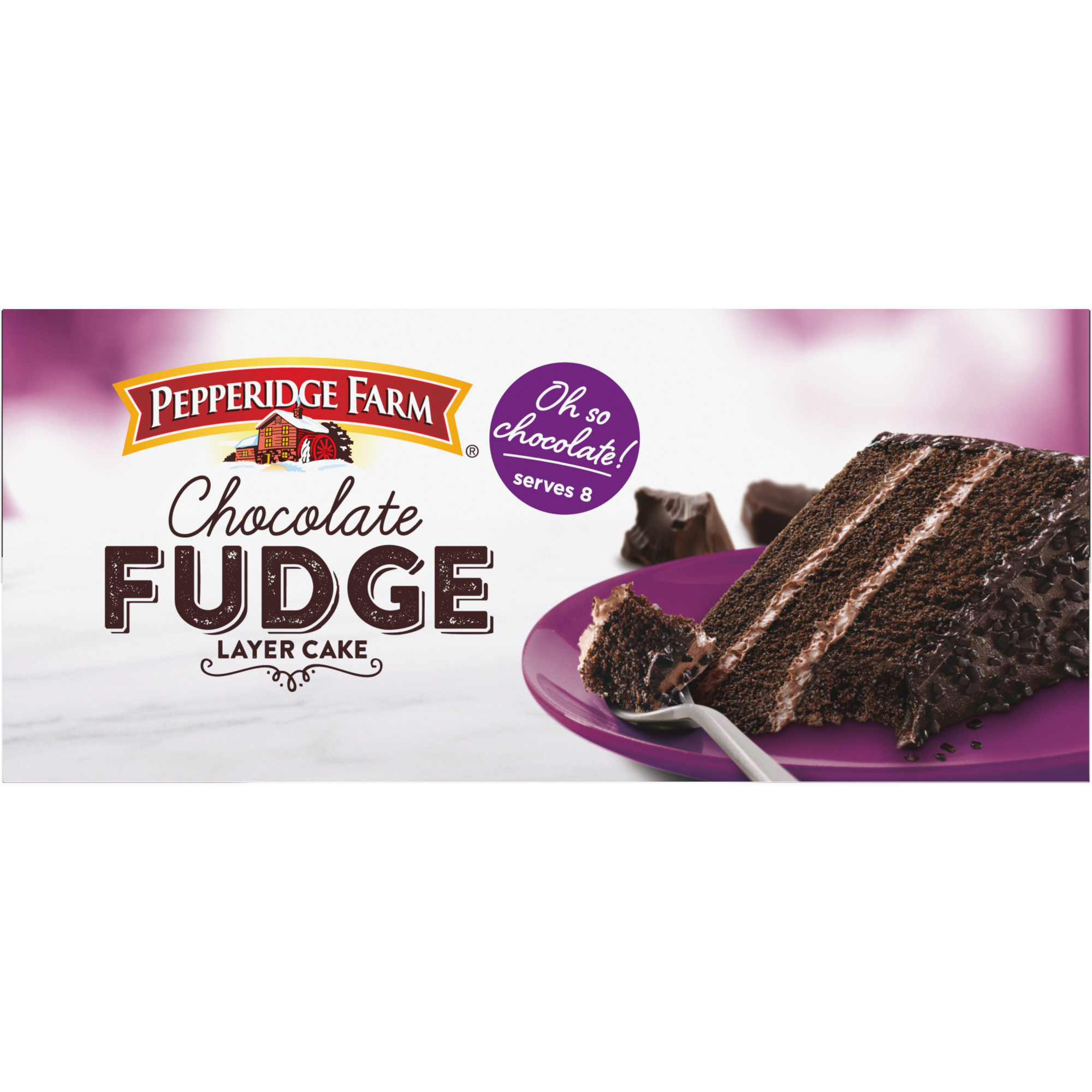 Pepperidge Farm Frozen Chocolate Fudge Layer Cake, 19.6 oz. Box