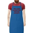thumbnail image 2 of Awkward Styles Adjustable Unisex Bib Apron for Cooking - The Cook Accepts Tips, but not Advice!!! - Funny Design Apron, 2 of 4