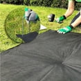 thumbnail image 4 of 50 Pack Hot-dip Galvanized Landscape Staples Plant Cover Gauge Tent Stakes Garden Stakes Landscaping Fabric Yard Stakes for Decoration Weed Barrier Fabric, 4 of 5